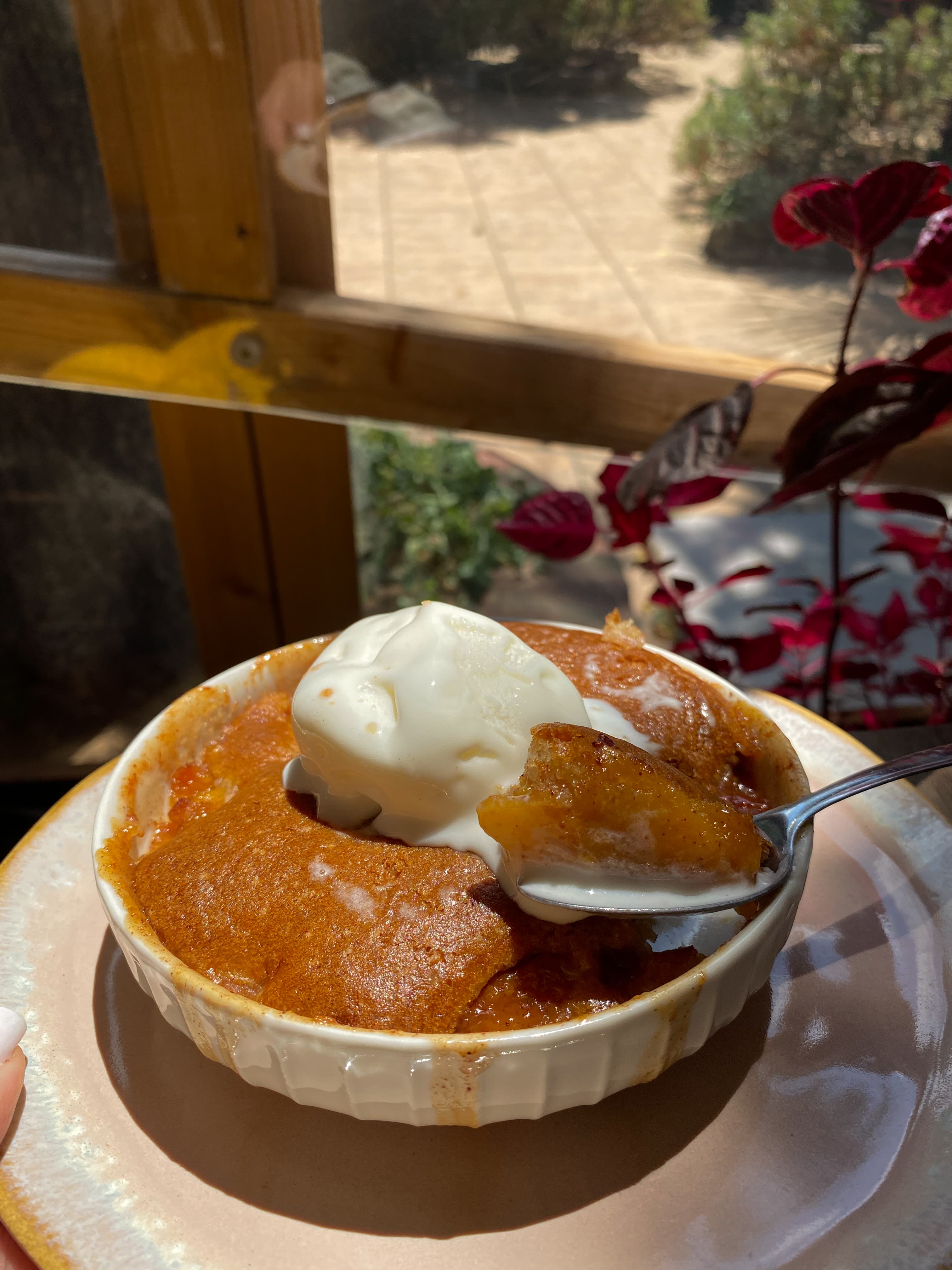 peach cobbler
